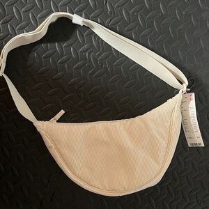 Uniqlo Off White Corduroy Shoulder Bag - New with tags